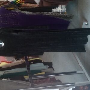 Long Black Velvet Dress